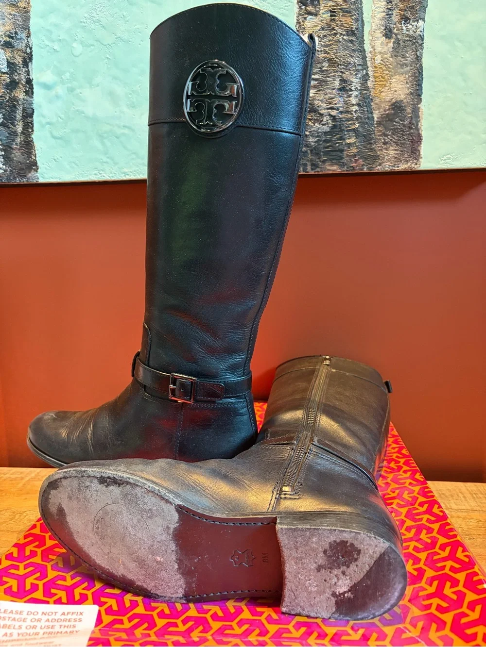 Tory Burch Patterson Riding Boots